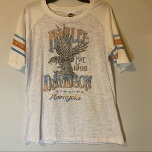 Groton Connecticut Harley Davidson t shirt XL